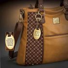 Personalized I Love You Handbag   Brown 5158 002 5 3