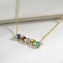 Family Birthstone Necklace 5 Stone 11142 2416 a main