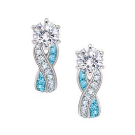 Birthstone Swirl Earrings 6366 0021 l december