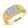Birthstone Diamond Ring 5211 001 2 8