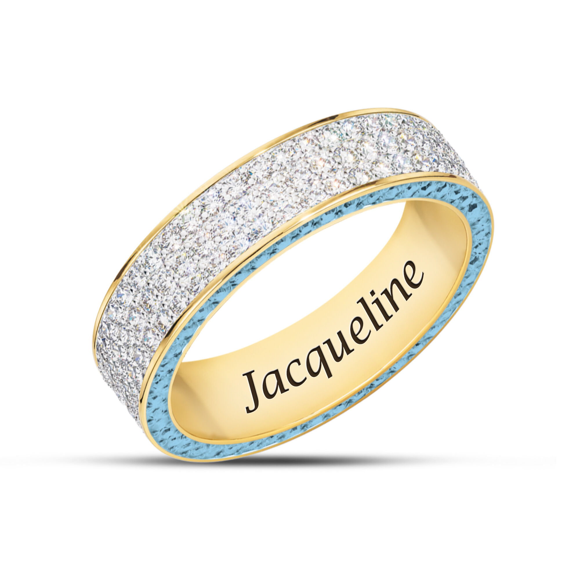 Personalized Birthstone Eternity Ring 10903 0015 l december