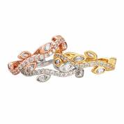 Leaves of Luxury Eternity Ring Set 6143 001 3 2