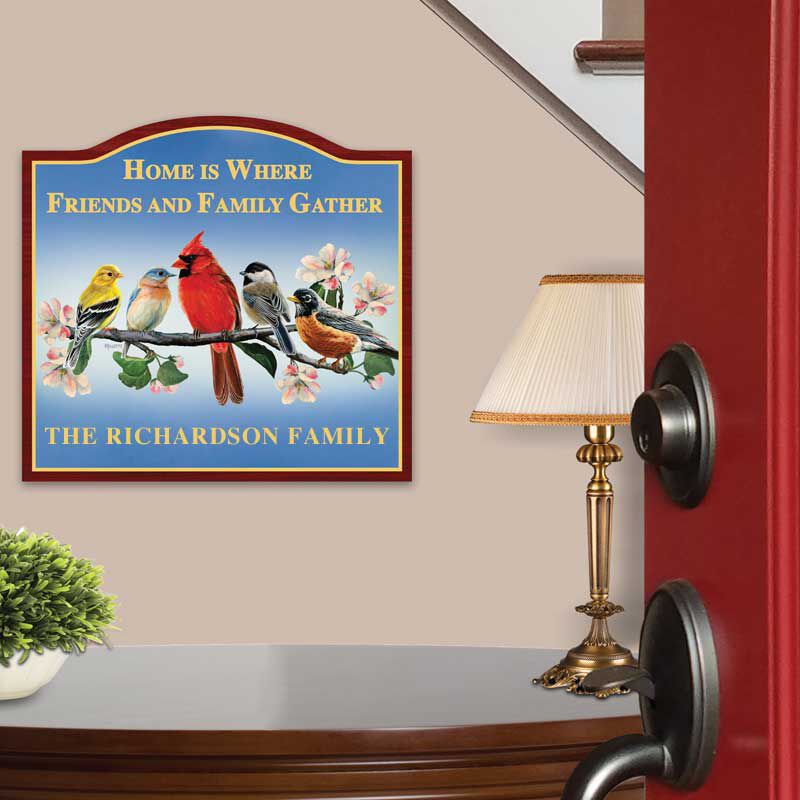 The Songbird Personalized Welcome Sign 6060 001 2 2
