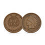 Indian Head Pennies Bowie Knife Set 6663 0047 c coins
