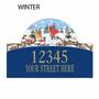 Seasonal Sensations Personalized Address Plaque, Seasonal Sensations Personalized Address Plaque 1919 002 4 4