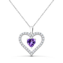 Amethyst Allure Pendant Earring Set 11142 1525 b pendant