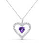 Amethyst Allure Pendant & Earring Set, Amethyst Allure Pendant Earring Set 11142 1525 b pendant