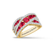 The Ruby Fire Four Carat Kiss Ring 11379 0026 a main