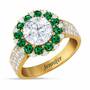 Birthstone Beauty Diamonisse Halo Ring 4924 001 3 5