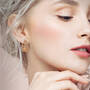 Cool n Copper Hoop Earrings 6745 0015 m model