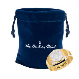 Personalized Foundations Ring 12004 0019 g gift pouch