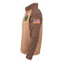 The Personalized US Army 14Zip Fleece Jacket 11654 0014 d left side