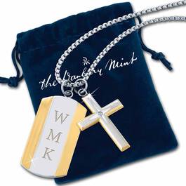 I Can Do All Things Personalized Dog Tag and Cross 5091 001 7 3