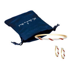 Birthstone Swirl Bracelet with FREE Earrings 11615 0012 o giftpouch