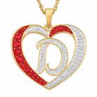 Personalized Diamond Initial Heart Pendant 2300 001 1 3