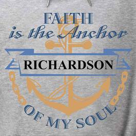 Faith is My Anchor Personalized Hoodie 6298 001 6 2