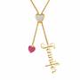 Daughter Personalized Birthstone Bolo Necklace 6525 001 1 4