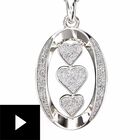 My Daughter "I Love You" Diamond Pendant, , video-thumb