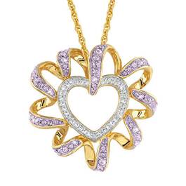 Birthstone Beauty Diamond Heart Pendant 2627 001 7 6
