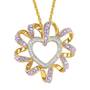 Birthstone Beauty Diamond Heart Pendant 2627 001 7 6
