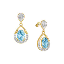 Birthstone Drop Earrings 6930 0036 c march