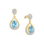 Birthstone Drop Earrings, Birthstone Drop Earrings 6930 0036 c march