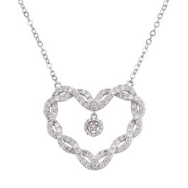 Hearts Entwined Diamond Pendant 12213 0016 a main