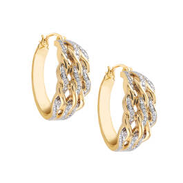 Diamond Swirl Earrings 6500 0028 a main