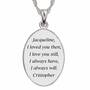 I Love You Personalized Diamond Pendant 6705 001 3 3