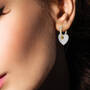 Sparkling Hearts Inside-Out Hoop Earrings, Sparkling Hearts InsideOut Hoop Earrings 10046 0013 m model