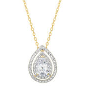Drop of Elegance Diamond Pendant with Free Matching Earrings 12025 0014 b pendant