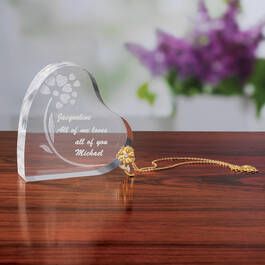 Our Love Blooms Forever Diamond Pendant and Keepsake Heart 11894 0014 a main