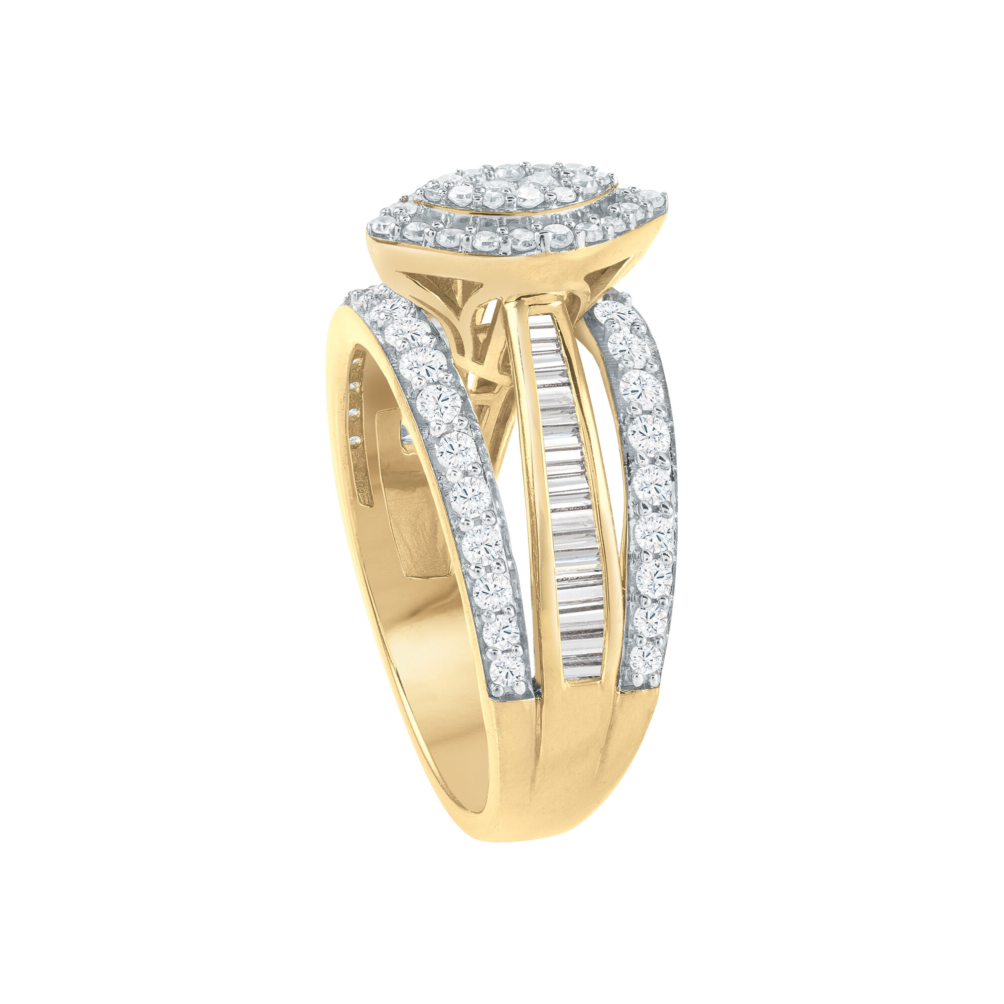 The One Hundred Diamond Ring 10924 0010 c side