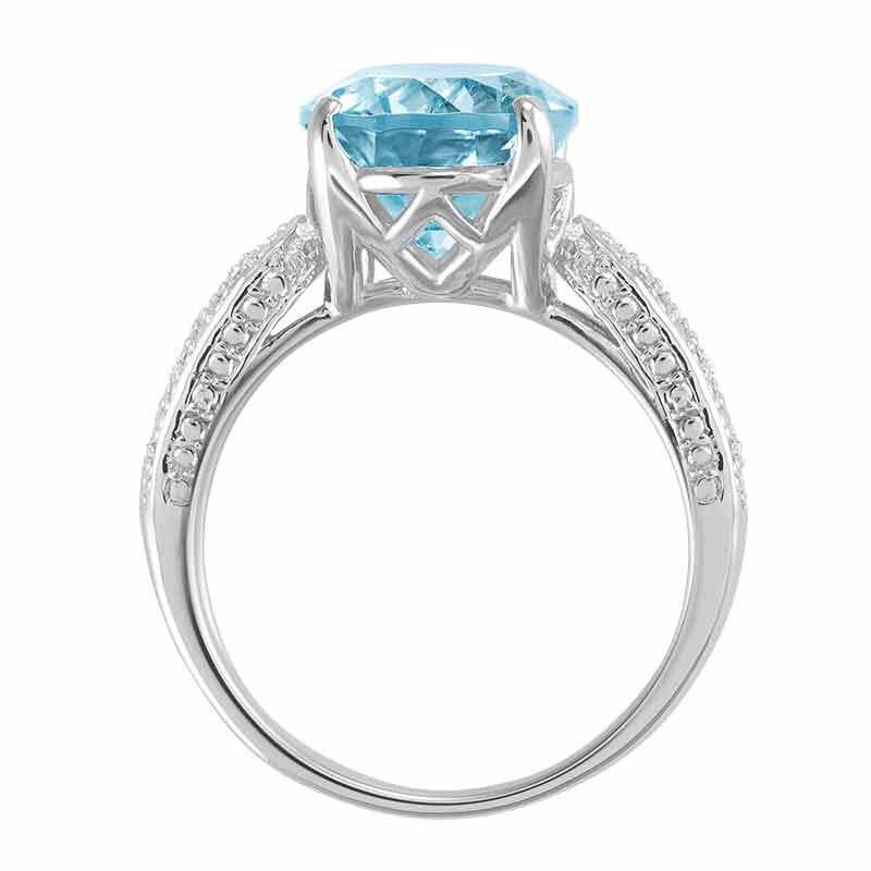 The Celestial Splendor Topaz & Diamond Ring