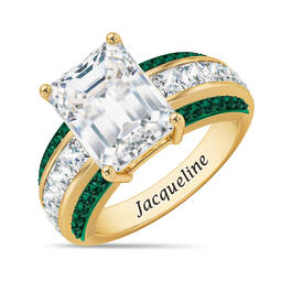 Personalized Birthstone Stunner Ring 11313 0017 e may