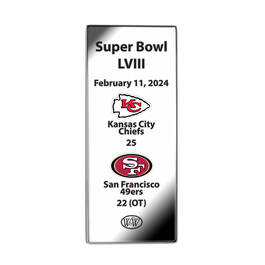 Super Bowl Silver Plated Mini Tickets 11959 0016 b reverse