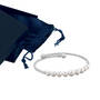 Pretty in Pearls Diamond-Cut Flex Bracelet, Pretty in Pearls Silver Flex Bracelet 11523 0013 b giftpouch box