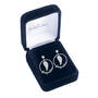 Angels Watching Over You Diamond Hoop Earrings 10165 0018 g gift box