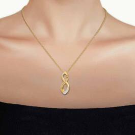 Personalized Diamond Infinity Pendant 6728 001 6 2