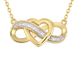 Always Forever Personalized Diamond Necklace Set 12432 0011 e pendant