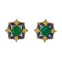 Gemstone Pendant & Earrings Set, Gemstone Pendant Earring Set 11142 2044 c earringfront