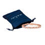 Hugs & Kisses Copper Tennis Bracelet, Hugs Kisses Copper Tennis Bracelet 11270 0018 g gift pouch