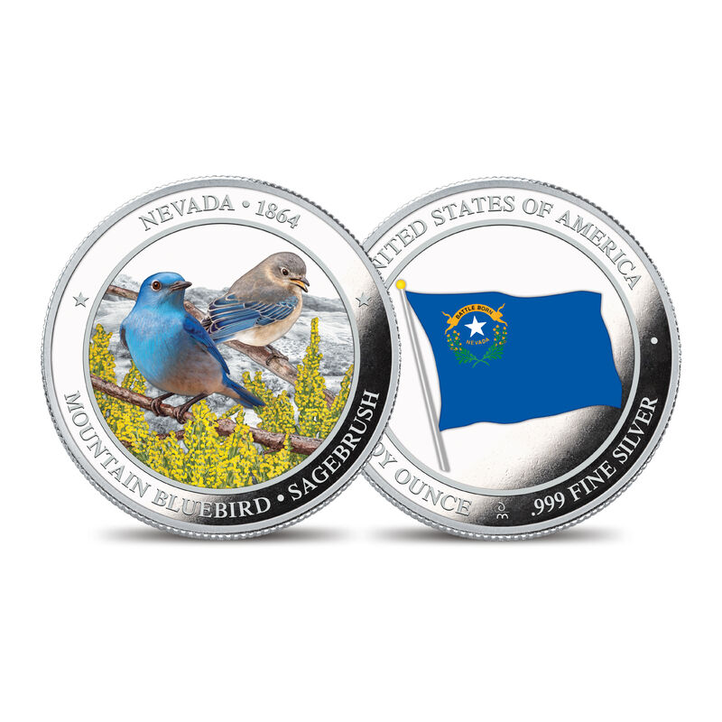 The State Bird and Flower Silver Commemoratives 2167 0088 a commemorativeNV