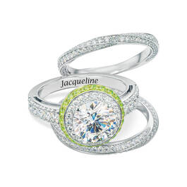 Birthstone Trio Ring Set 12233 0012 h august