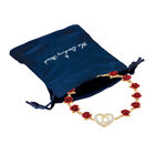 A Dozen Roses Initial Bracelet 10212 0011 g gift pouch