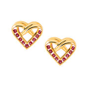 Ruby Heart Earrings 9210 0163 b earrings