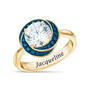 Love Knot Birthstone Ring with Free Matching Earrings 12097 0025 i september