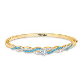 Birthstone Swirl Bracelet 5821 001 4 3
