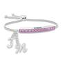 Personalized Birthstone Bolo Bracelet--A-A, Personalized Birthstone Bolo Bracelet 1864 002 9 6