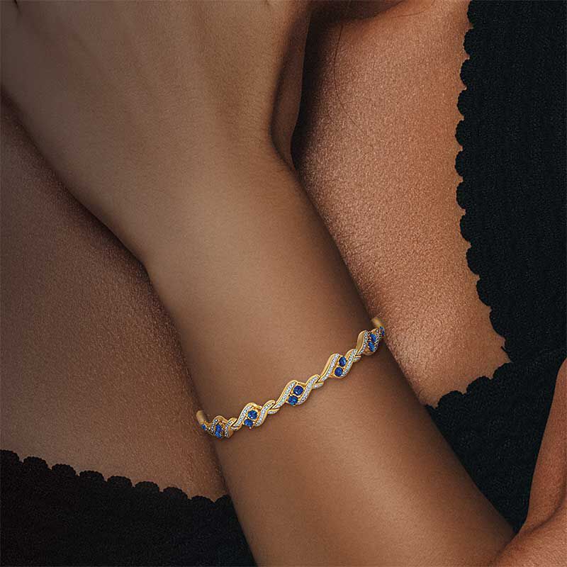 Birthstone  Diamond Bracelet 6321 001 7 15